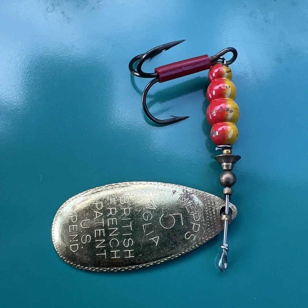 Vintage Mepps 5 Aglia Spinner Lure, Made In France